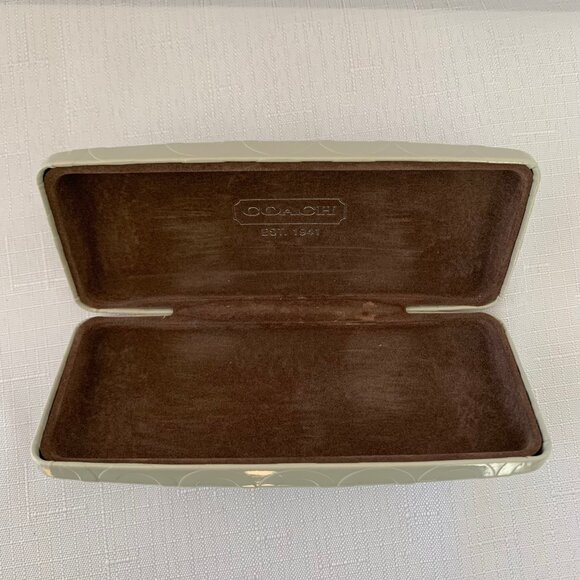 COACH Oriana 1023 Tan Pink Full Rim Eyeglass Frames Only with Case - Picture 10 of 16